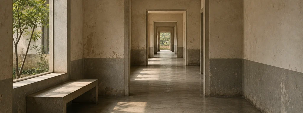 Architectural interior with aligned thresholds and visible connected spaces, suggesting clear progression and understandable movement through structured environments.